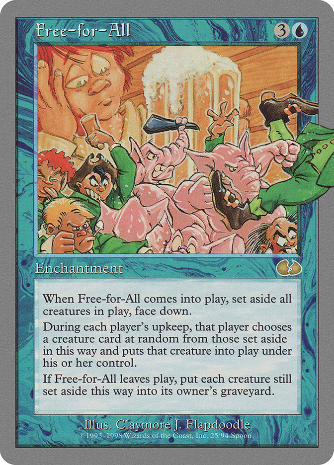 mtg play cards for free Free-for-All [Unglued] – Mind Games Burnie Deck:Quandrix Unlimited All MTG Bloomburrow Commander Dragons
