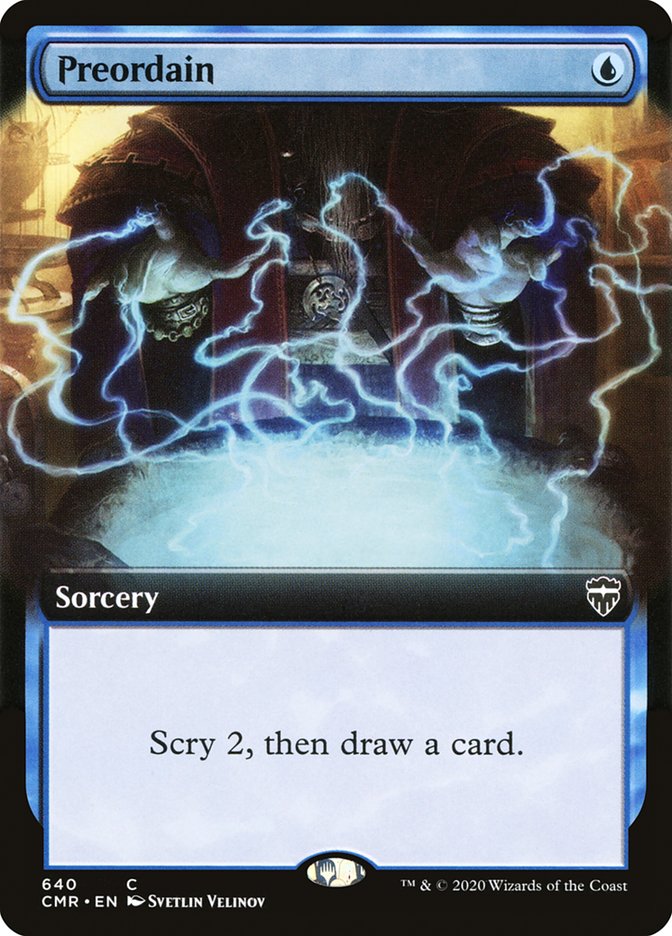 Preordain (Extended) [Commander Legends Extended]