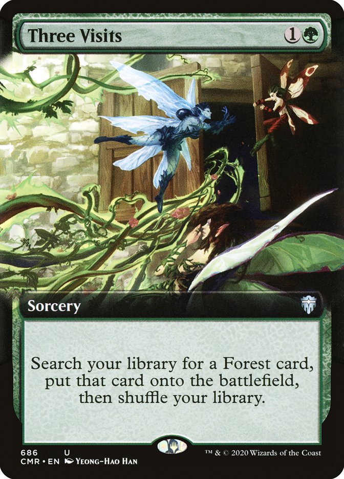 Three Visits (Extended) [Commander Legends Extended]