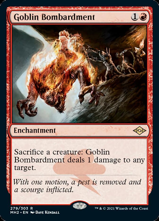Goblin Bombardment (Etched Foil) [Modern Horizons 2]