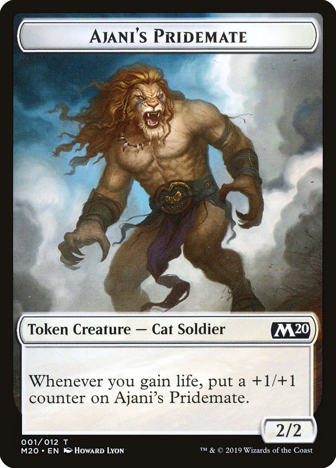 Ajani's Pridemate [Core Set 2020 Tokens]