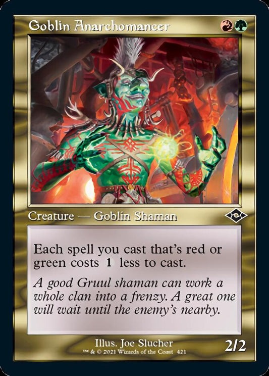 Goblin Anarchomancer (Retro Etched Foil) [Modern Horizons 2]
