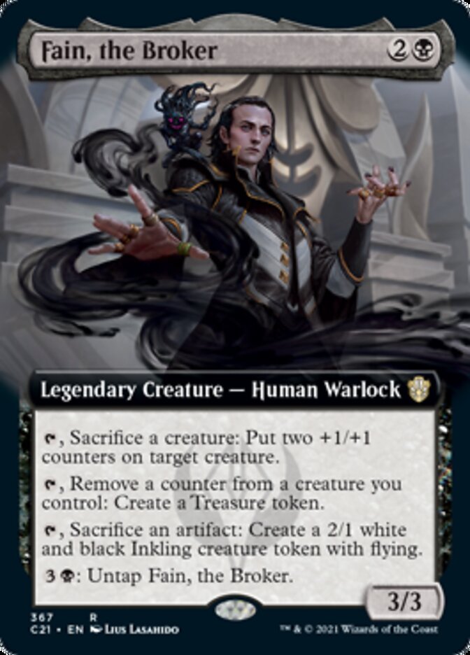 Fain, the Broker (Extended) [Commander 2021]
