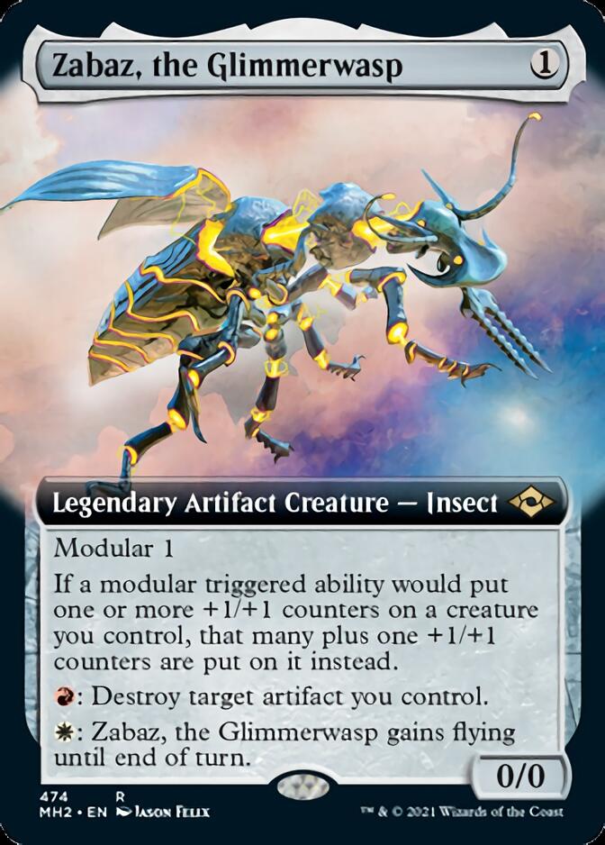 Zabaz, the Glimmerwasp (Extended) [Modern Horizons 2]