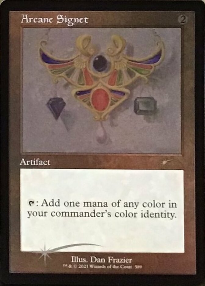 Arcane Signet (Retro) (Etched Foil) [Secret Lair Drop Promos]