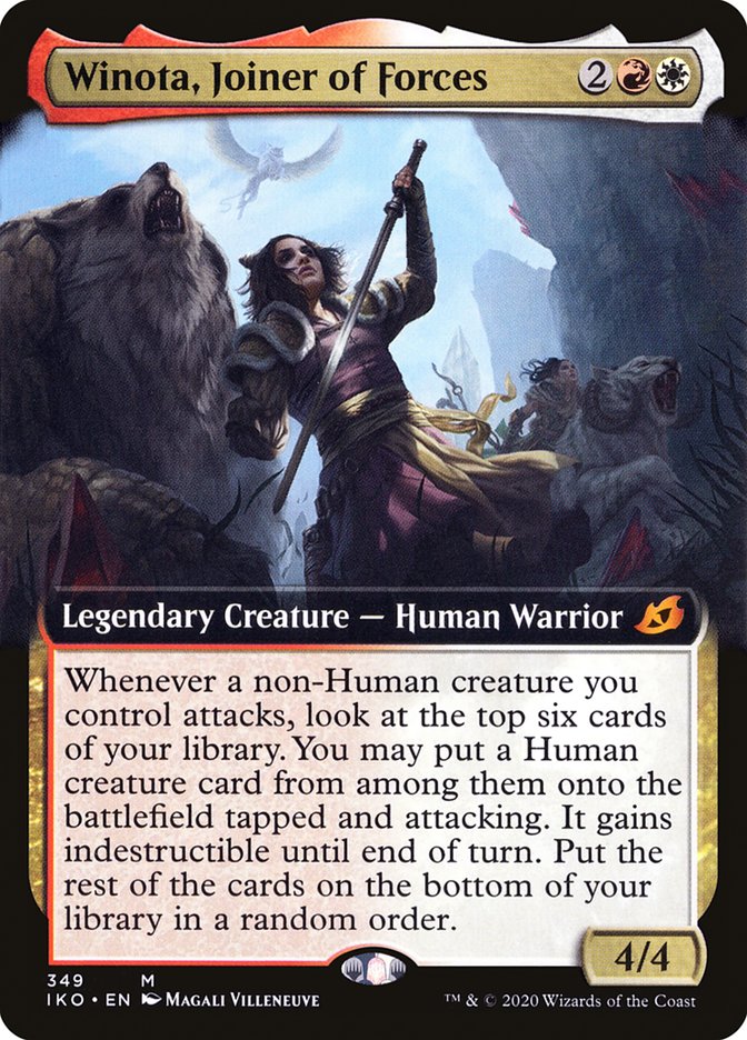 Winota, Joiner of Forces (Extended) [Ikoria: Lair of Behemoths]