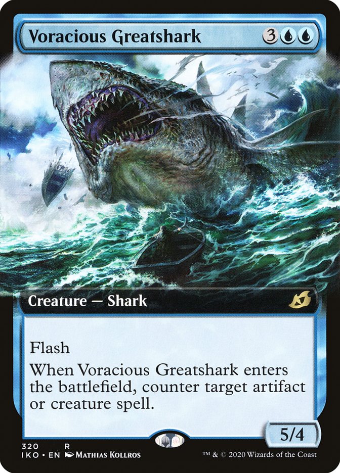 Voracious Greatshark (Extended) [Ikoria: Lair of Behemoths]