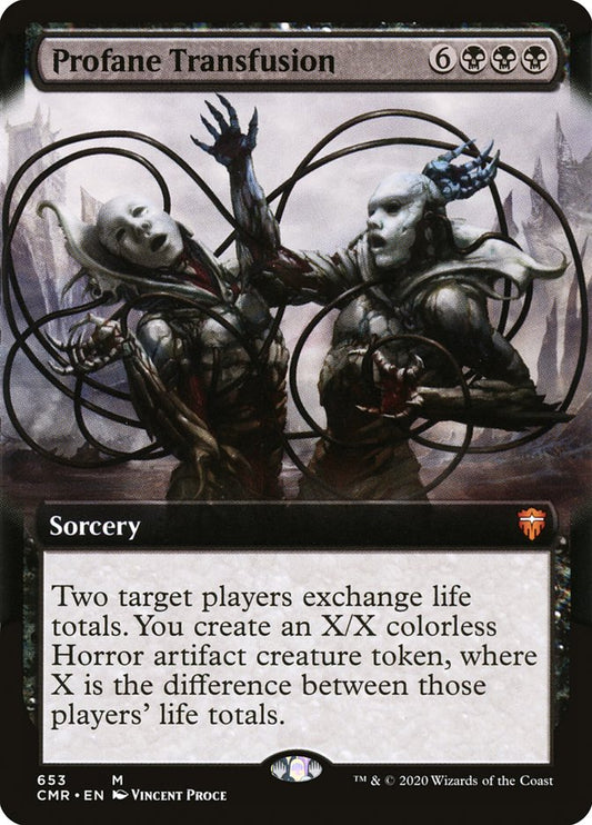 Profane Transfusion (Extended) [Commander Legends Extended]