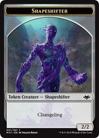 Shapeshifter (001) // Emblem - Wrenn and Six (021) Double-sided Token [Modern Horizons Tokens]
