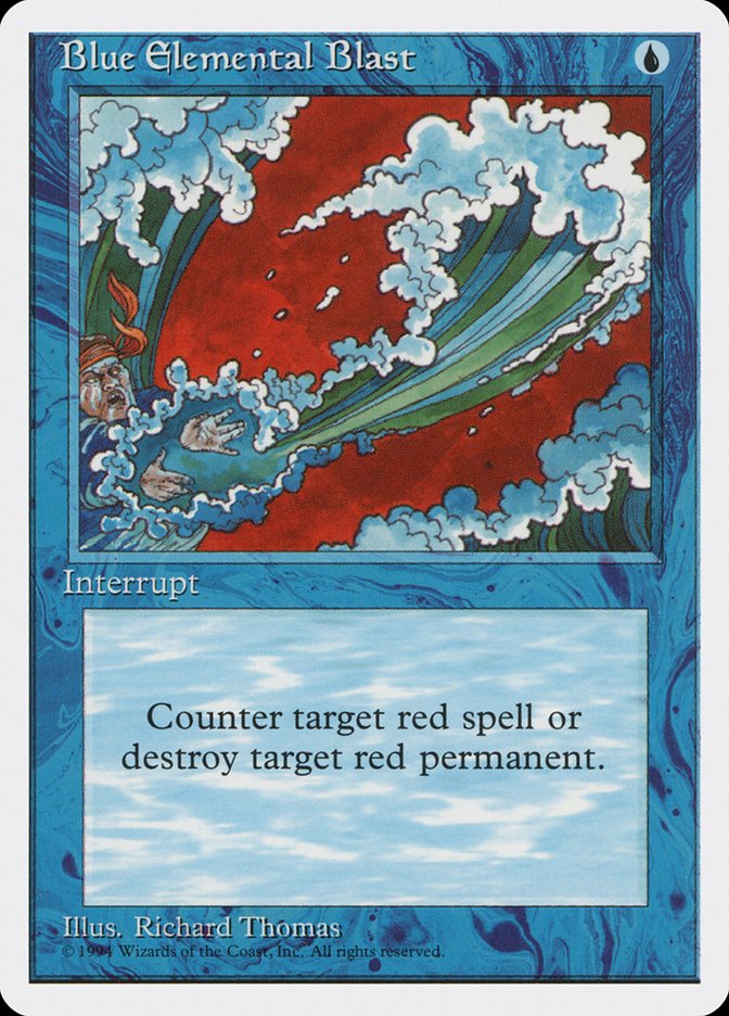 Blue Elemental Blast [Magazine Inserts]