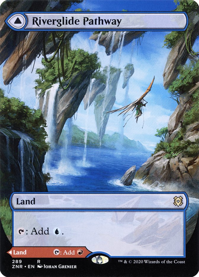 Riverglide Pathway // Lavaglide Pathway (Extended) [Zendikar Rising Extended Art]