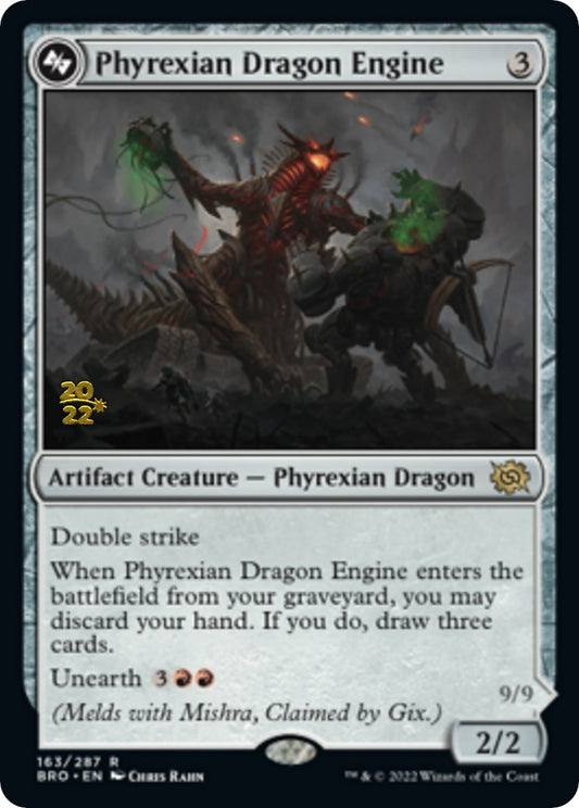 Phyrexian Dragon Engine [The Brothers' War: Prerelease Promos]