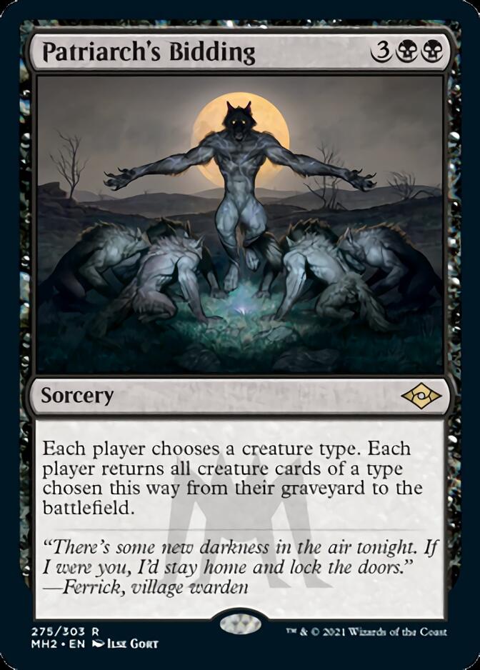 Patriarch's Bidding (Etched Foil) [Modern Horizons 2]