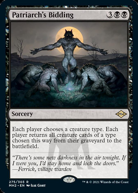 Patriarch's Bidding (Etched Foil) [Modern Horizons 2]