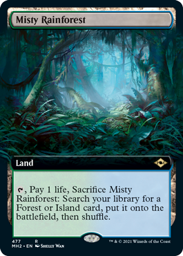 Misty Rainforest (Extended) [Modern Horizons 2]