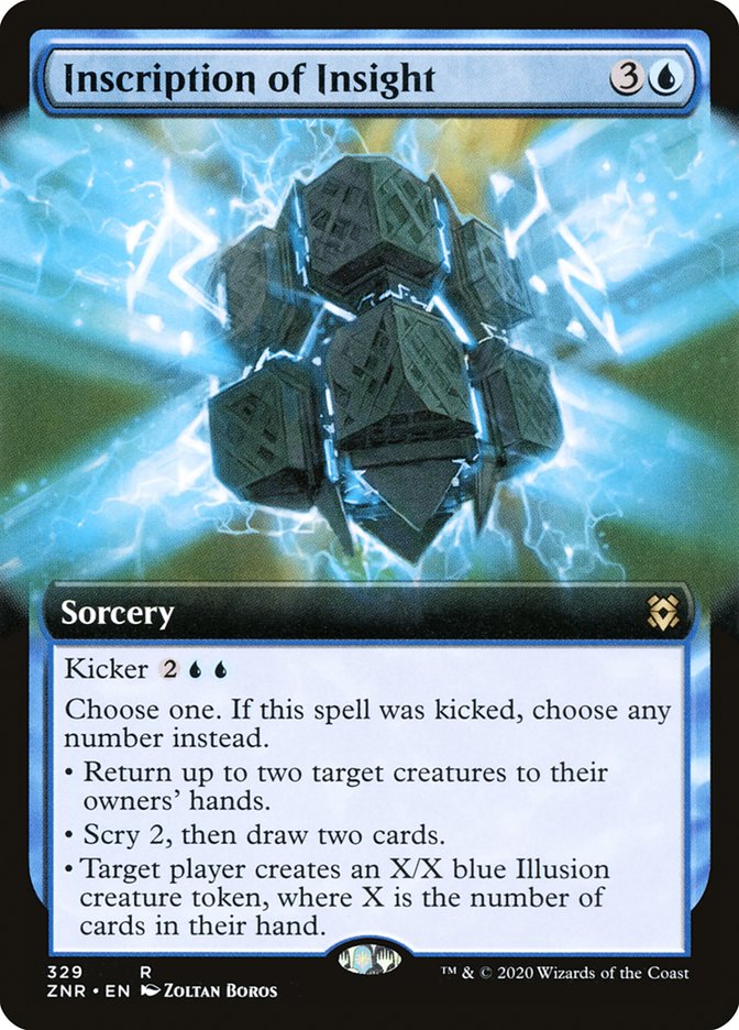 Inscription of Insight (Extended) [Zendikar Rising Extended Art]