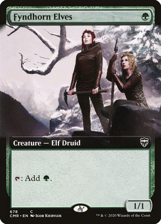 Fyndhorn Elves (Extended) [Commander Legends Extended]
