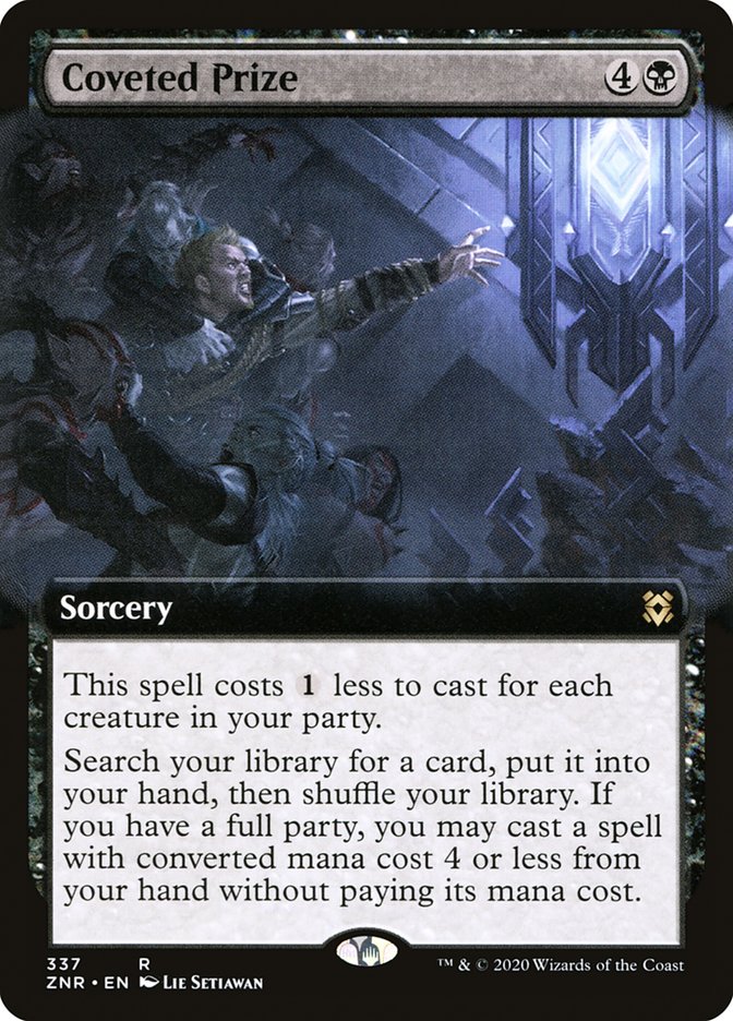 Coveted Prize (Extended) [Zendikar Rising Extended Art]