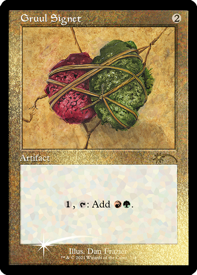 Gruul Signet (Retro) (Etched Foil) [Secret Lair Drop Series]