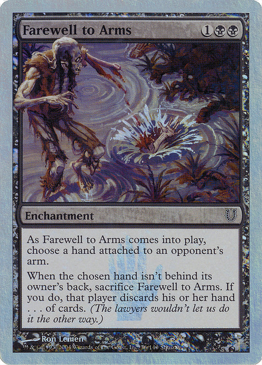 Farewell to Arms [Unhinged]