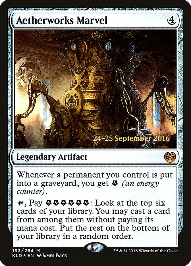 Aetherworks Marvel  [Kaladesh Prerelease Promos]