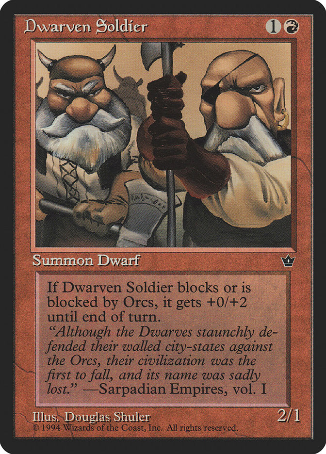 Dwarven Soldier [Fallen Empires]