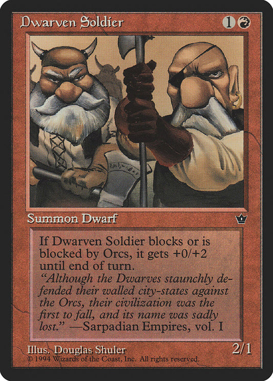 Dwarven Soldier [Fallen Empires]