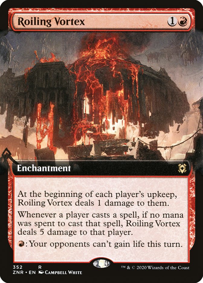 Roiling Vortex (Extended) [Zendikar Rising Extended Art]