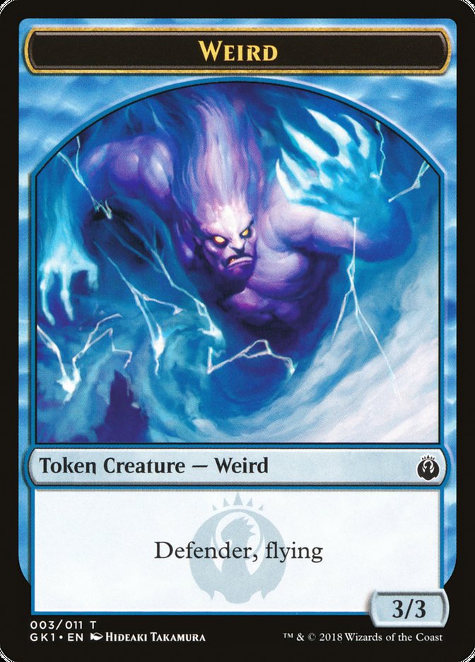 Weird // Goblin [Guilds of Ravnica Guild Kit Tokens]